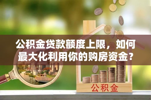 巴里坤公积金贷款额度上限，如何最大化利用你的购房资金？