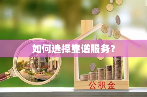 巴里坤如何选择靠谱服务？
