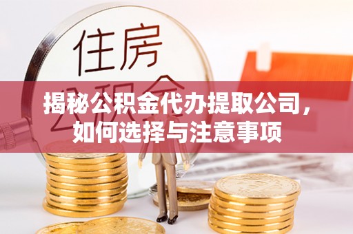 巴里坤揭秘公积金代办提取公司，如何选择与注意事项