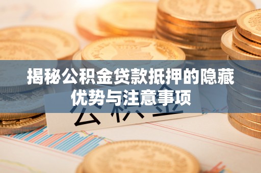 巴里坤揭秘公积金贷款抵押的隐藏优势与注意事项