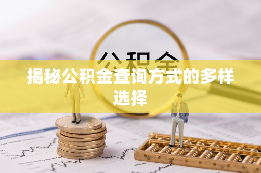 巴里坤揭秘公积金查询方式的多样选择