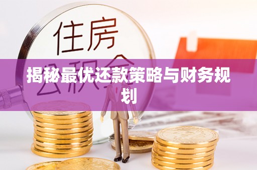 巴里坤揭秘最优还款策略与财务规划